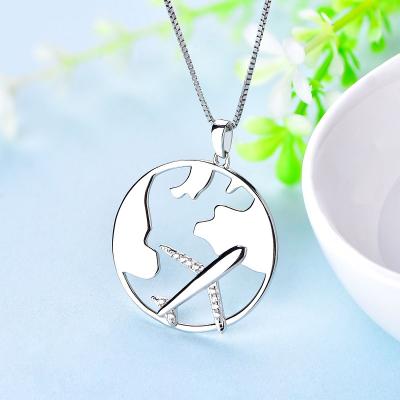 China Anti Tarnish Wholesale 925 Hot Selling Airplane Airplane Airplane Charms Custom Pendant Fashion Charms For Her for sale