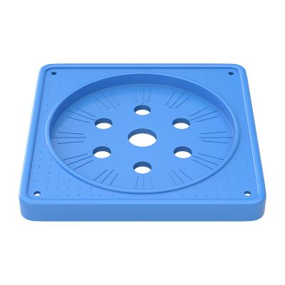 China Sturdy Blue Plastic Furniture Base Anti Scratch Floor Gas Tank Protectors Low Gas Tank To Prevent Rubbing Base for sale