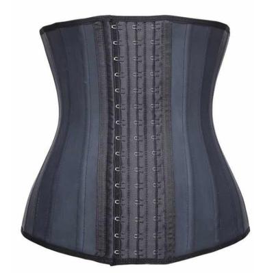 China 25 Antibacterial Steel Boned Women Plus Size Trainer Corset Belt Waist Tummy Control Belt High Waist Slimming Firm Tummy Shaper Belt for sale