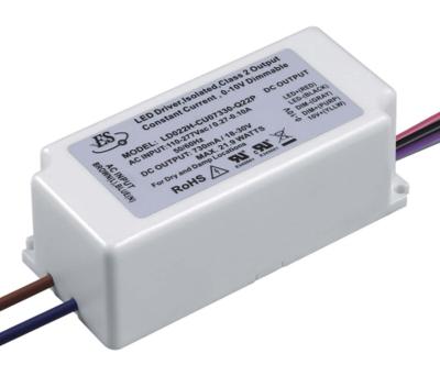 China 0-10V DIMMING Optional Dimmable DC Output Power Supply Led Driver Es Ul What Cdc 22w 110-277v AC Input 12v 24v 36v 48v Constant Voltage 0-10v Strip Light for sale