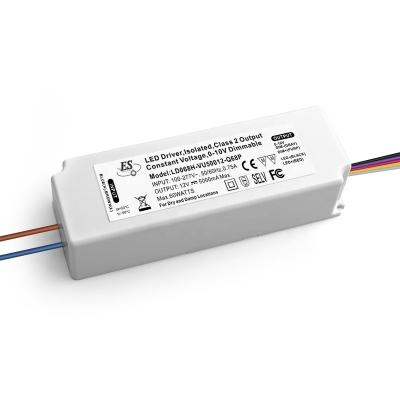 China 3 Years Warranty Waterproof CE IP65 68W 24V 2.8A AC-DC Constant Voltage LED Driver ES With 1-10V Dimming for sale