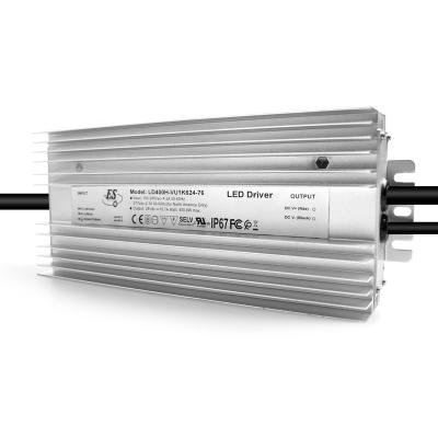 China LED Lighting CE CUL 24V 16.7A 400W AC-DC Constant Voltage Waterproof IP67 0-10V DALI Dimming LED Driver ES for sale