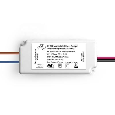 China 3 Years Warranty UL 16W 12V 1330mA Constant Voltage LED Driver ES With Phase Cut Dimming for sale