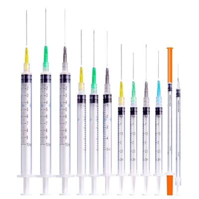 China 0.05ml 0.5ml 1ml Safety Luer Lock Single-Use Disposable Plastic Syringe Auto-Disable Auto-Disable Syringe With Retractable Needle for sale