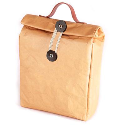 China Waterproof High Quality Strong Cheap Insulated Brown Paper Customized Tyvek Lunch Paper Bags for sale