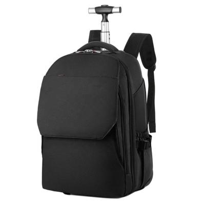 China Waterproof Trolley Adults School Students Bag Laptop Books Rolled Travel Rolling Backpack With Wheels for sale