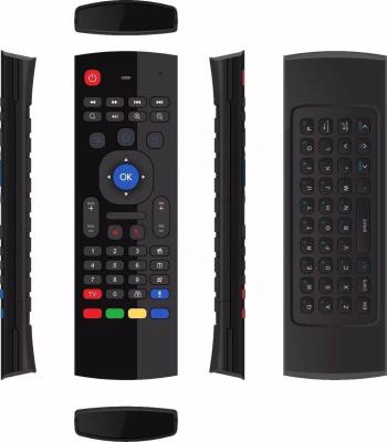 China 2.4G Wireless Technology Bulk Sales Keyboard Air 2.4G MX3 Remote Control Wireless Mouse With Voice For Android TV MX3 for sale