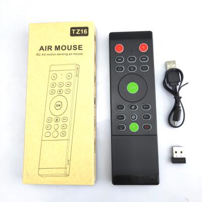 China 2.4G Wireless Technology TZ16 RF Air Mouse 2.4G Radio Remote Control With Keypad For Android TV MX3 for sale