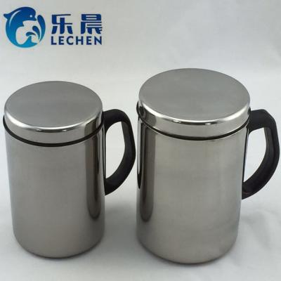 China Business Stainless Steel Personalized Insulated Thermos Coffee Travel Mug With Lid for sale