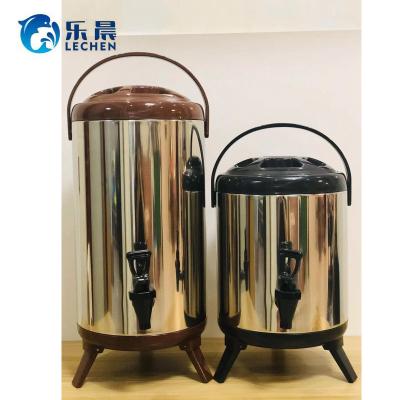 China Eco-friendly Milk Tea Bucket Heat Preservation Barrel Drink Dispenser 6L/8L/10L/12L for sale