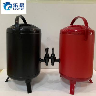 China Modern Tea Barrel Stainless Steel Equipment Stainless Steel Milk Tea Bucket Heat Preservation Barrel Hot Beverage Dispenser for sale