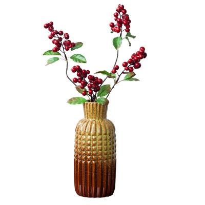 China European Minimalist GuYao Mini Home Decor Vase Ceramic Kiln and Tabletop Vase for sale