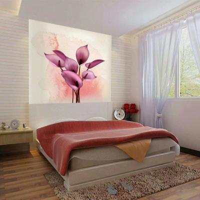 China Cheapest 8D Fiber Cement Printing Indoor Living Room TV Background Marble Sheet UV Coated Decorative Wall Panel for sale