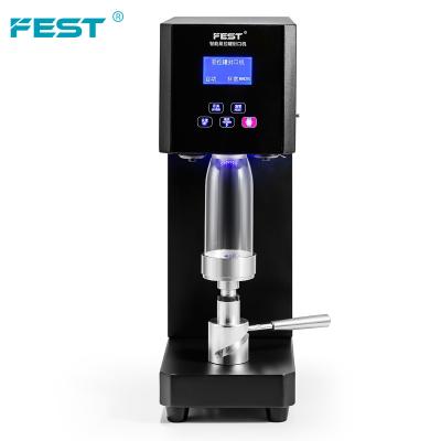 China Food FEST Soda Preservative PET Aluminum Can 250ml 330ml 500ml 650ml Can Sealing Machine for sale