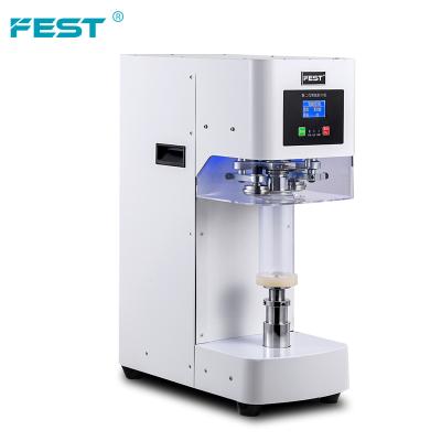 China Food FEST Beer Can Sealer Machine Non Rotary Sealing Cans Machine Automatic Can Sealer for sale