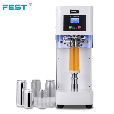 China 110V/220V Full Automatic Rotary Food Soda Canning Machine Tin Can Sealing Machine No for sale