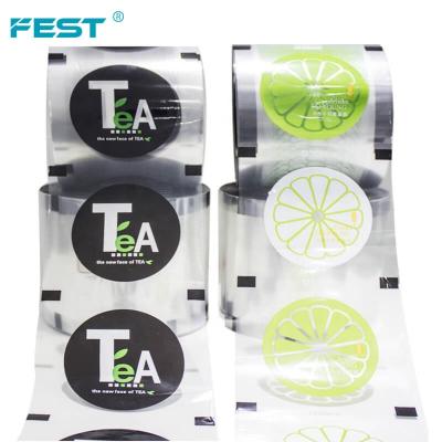 China FEST Bubble Tea Seal Moisture Proof Film For Sealer To Seal Cups Plastic Cups Packaging Film for sale