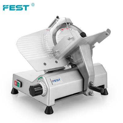 China Meat Processing Equipment FEST Meat Cutter Butcher Equipment Slicer 250es-10 Semi Automatic Meat Slicer for sale