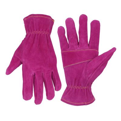 China HANDLANDY HOT SALE flexible leather gloves women training gloves ladies rose gardening leather gloves for sale