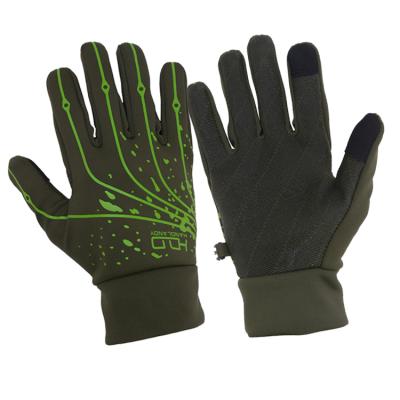 China Fashionable HANDLANDY Rain Resistant Grip Outdoor Riding Waterproof Sports Cycling Touch Screen Gloves for sale