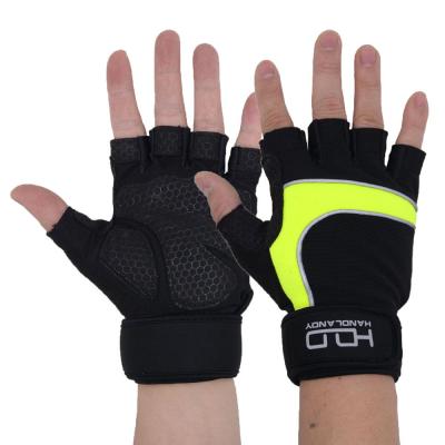 China HDD Windproof In Big Grip Palm Padding Fingerless Running Gloves Long Strips Fashion Outdoor Light Work Other Sports Gloves for sale