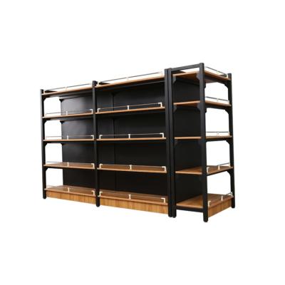 China 5 Layer Single Side Supermarket Shelf Wholesale China Shelves For Steel Supermarket Shelf Supermarket Display Shelf for sale