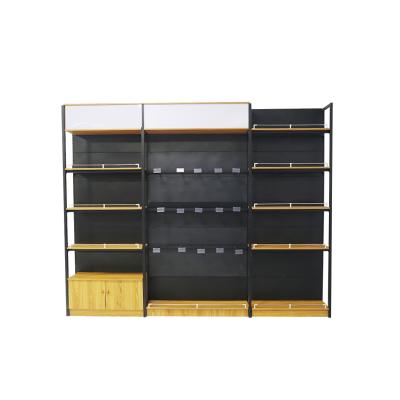 China 5 Layer Single Side Supermarket Shelf Shelf Supermarket Display Rack For Fruit Vegetable Store Steel Display Stand for sale