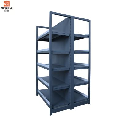 China 5 Layer Supermarket Shelf Single Side Price Grocery Retail Display Rack Good Racks Gondola Shelving Supermarket for sale