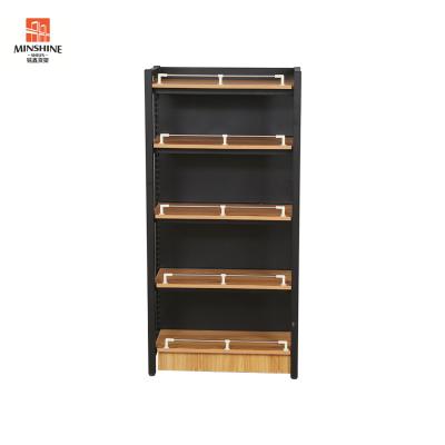 China Linyi Super Single Side Shelf 5 Layer Supermarket Shelf Supermarket Supermarket Shelf Supplier With Your Own Logo for sale