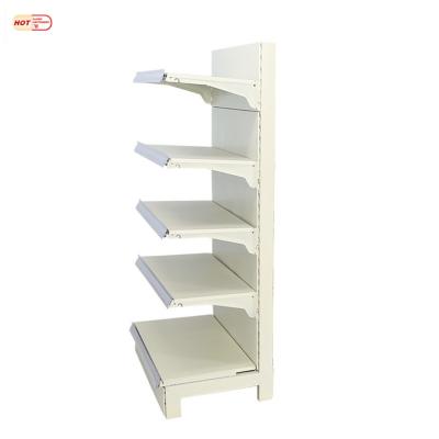 China 5 Layer Supermarket Shelf Single Side Easy To Install Hypermarket Supermarket Shelf For Grocery Store Gondola Shelving for sale