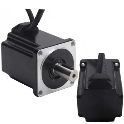 China AGV Servo Motor 0.64N.M Incremental Encoder DC Servo Motor 48 Volt With Brake For Delivery Robot for sale