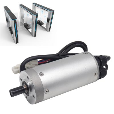 China Motor servo de DC 100W del torniquete de la puerta de la barrera del oscilación con 1000 la línea codificador en venta