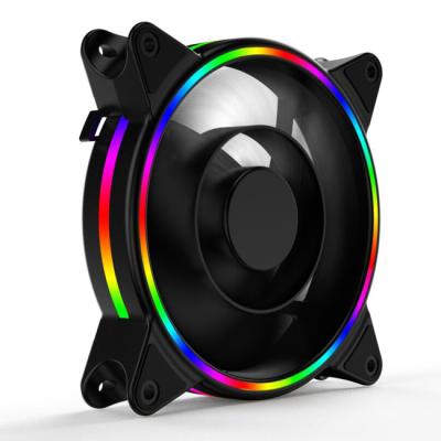 China Computer Case Fans RGB PC 120MM Cooler Fan Computer Case 1250 ARGB 12V Game with good price 3pin 4pin 40000 hours 0.15kgs for sale