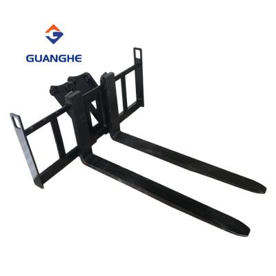 China Wholesale High Quality Excavator Popular Product Quick Connect Forks Heavy Duty Pallet Fork Attachment for sale