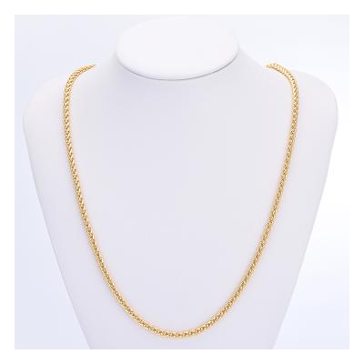 China C10126 Trendy Jewelry Dropshipping 18k Gold Shaping Thin Chains Necklaces Designs for sale