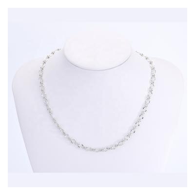 China C11115 fashionable 18 inch jewelry factory price platinum plating gold necklace for sale