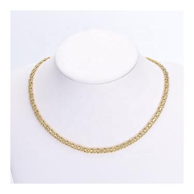 China C13106 Trendy Fashion 18 Inch Stainless Steel Gold Plated Necklace Jewelry for sale