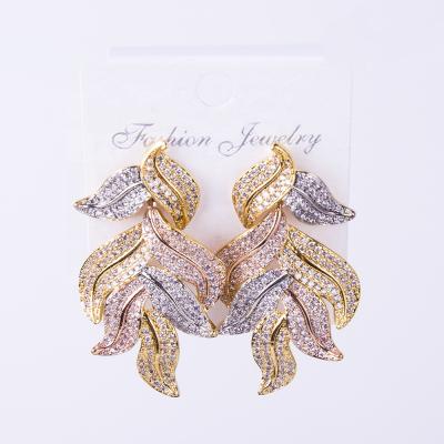 China FASHIONABLE wholesale african earrings for women wedding big earrings new arrivals for sale