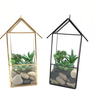 China Tfbc Flower Plant Pot Holder Large Chinese Style Metal Wall Hanger Rack Outdoor Garden Baskets Hanging Planter Pots for sale