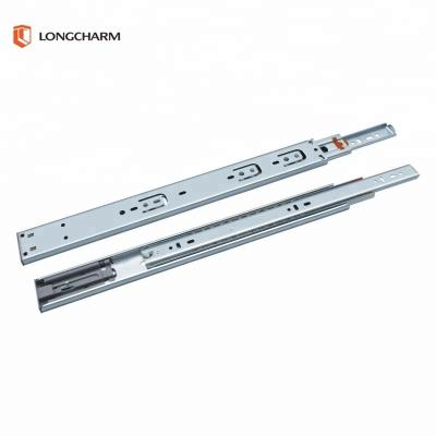 China Traditional push to open ball bearing telescopic drawer slide for sale