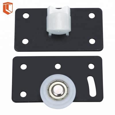 China Iron+nylon sliding door caster roller wheels for wardrobe hardware parts for sale