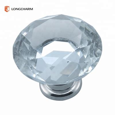 China Modern Diamond Crystal Cabinet Drawer Handle and Knobs for sale