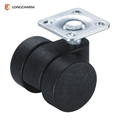 China Without Brake Small Furniture Nylon Swivel Caster Wheel for sale