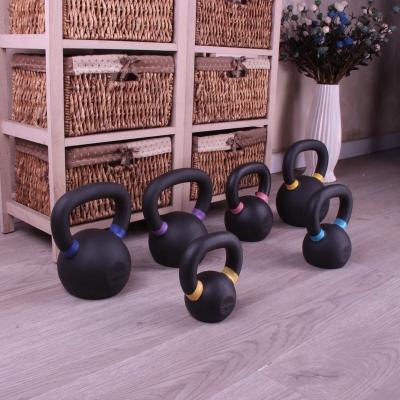 China Durable Fashionable China Factory Price Customized Logo Cast Iron Kettlebell With Power Coated for sale