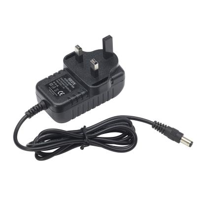 China 12V DC 2A 24W 100-240VAC Plastic CCTV Power Socket Adapters Adapter Power Supply With EU AU US UK Plug Types for sale