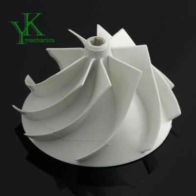 China Nylon Excellent Mechanical Properties PEEK Plastic Impeller for sale