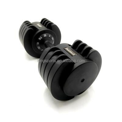 China Adjustable Portable Sand Dumbbell Weight Lifting Heavy Dumbbell Rubber Covered Dumbbell For Gym Fitness Bodybuilding Free Weight for sale