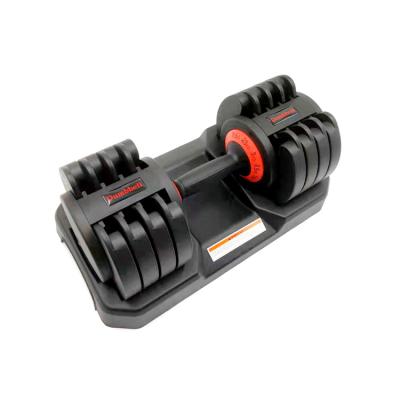 China Gold Barbell Dumbbell Set 25kg Dumbbell Weightlifting Cement Detachable Variable Adjustable Pairs Rubber Covered Dumbbell for sale