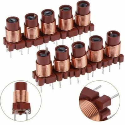 China Inductor de bobina de estrangulamiento radial de temperatura sin tubo encogible para inductancia personalizada en venta