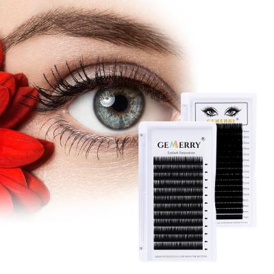 China Easy To Fan High Quality Individual Handmade Eyelash Extensions Lashes Fast Delivery 0.07 Mix Length Factory Price for sale